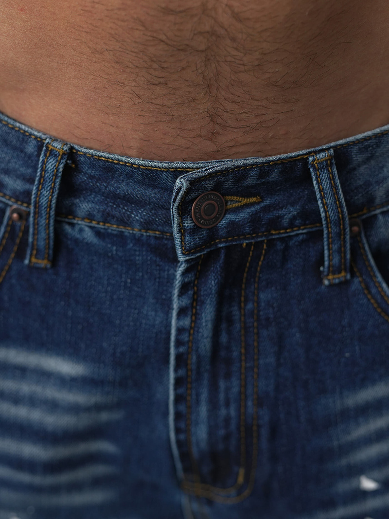 Mėlyni vyriški džinsai OZONEE O/KK2885