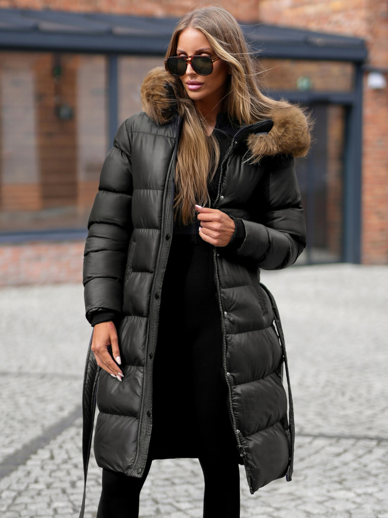 Juoda moteriška striukė OZONEE JS/5M3298/392Z