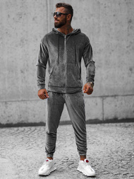 Pilkas vyriškas sportinis kostiumas OZONEE O/D8160/9157