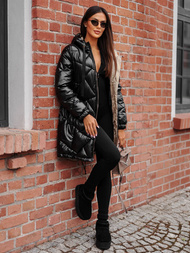 Juoda moteriška striukė OZONEE JS/5M3189/392Z