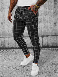 Juoda Vyriškos Chino Kelnės OZONEE O/P4009