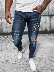 Tamsiai-mėlyni vyriški džinsai OZONEE NB/MP0015BS