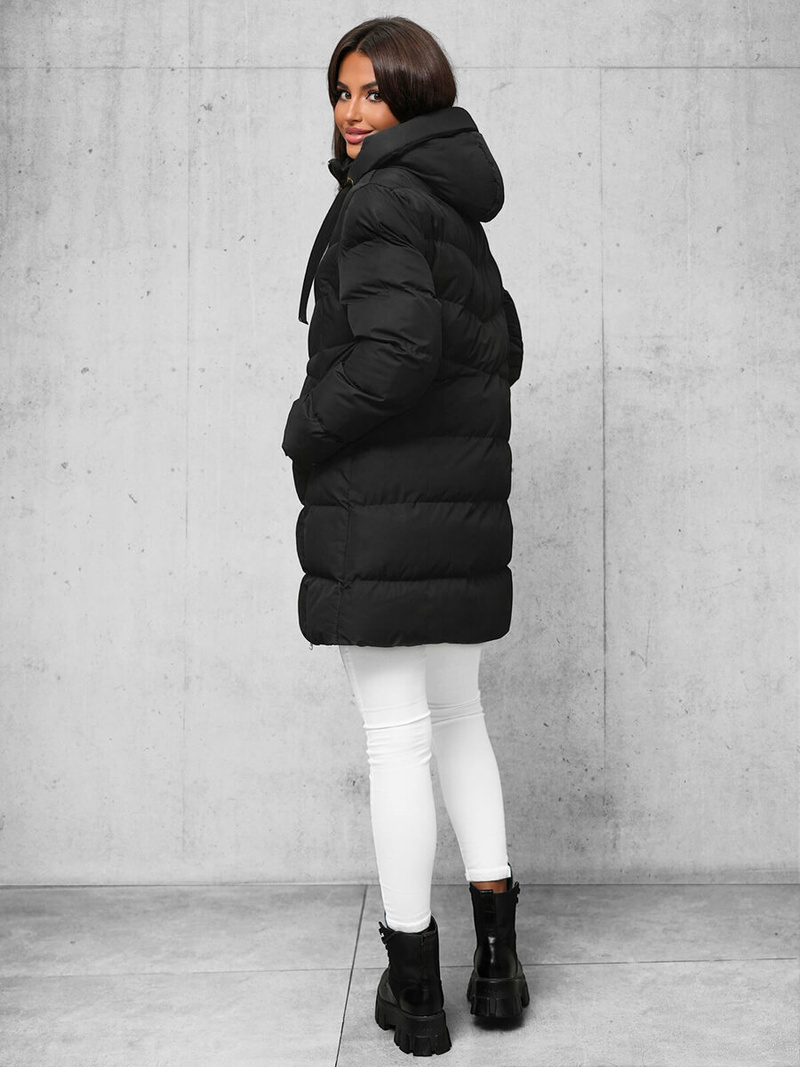 Juoda moteriška striukė OZONEE JS/5M3231/392