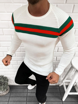 Pieno spalva Vyriškas megztinis OZONEE L/2457