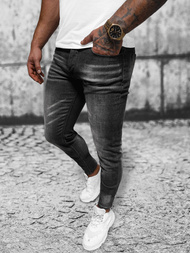 Juodi vyriški džinsai OZONEE NB/MP0199N