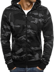 Juodas vyriškas džemperis OZONEE JS/DD131Z