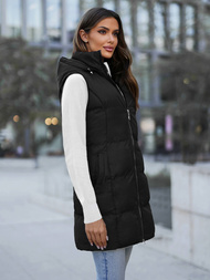 Juoda moteriška liemenė OZONEE JS/M721/392Z