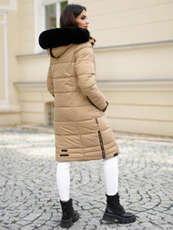 Smėlinis moteriška striukė OZONEE O/W377Z