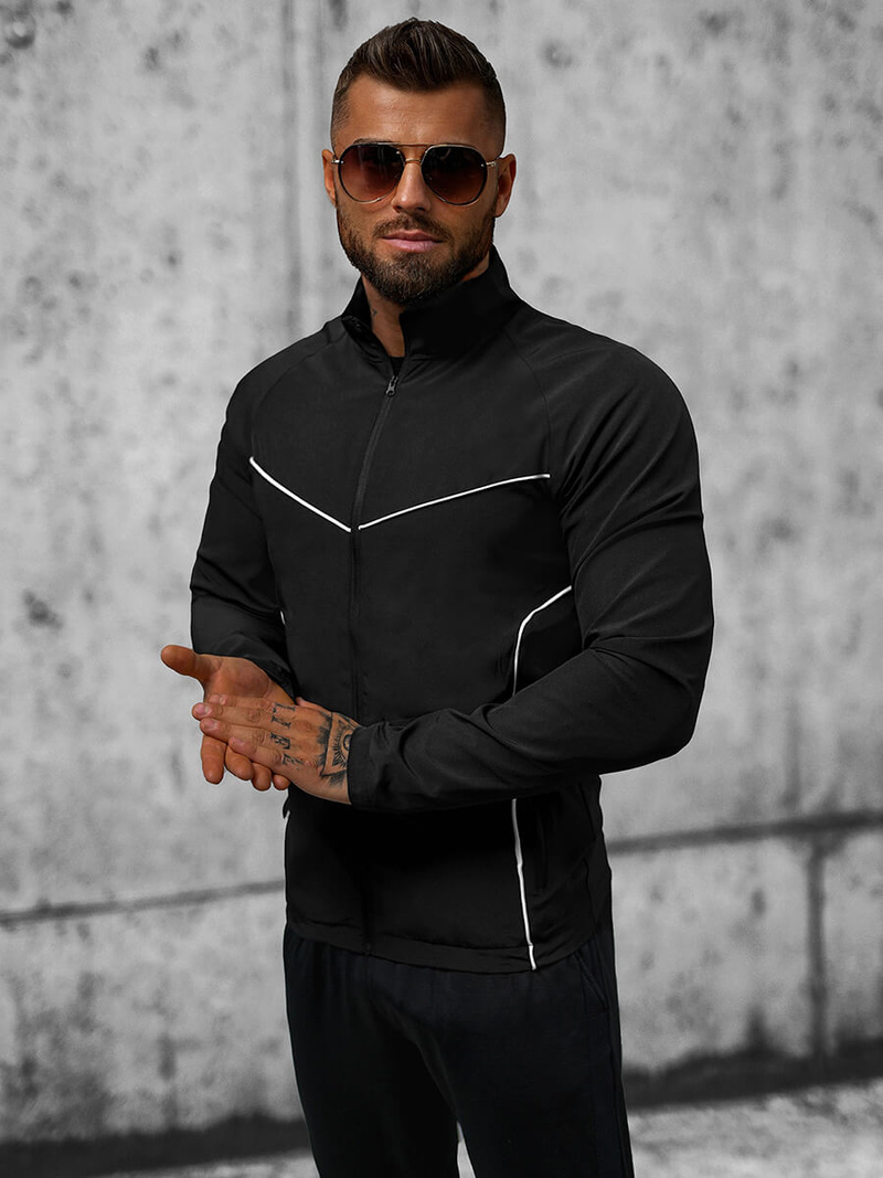 Juoda vyriška striukė OZONEE JS/M10302