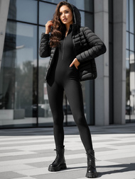 Juoda moteriška striukė OZONEE JS/11Z8226Z