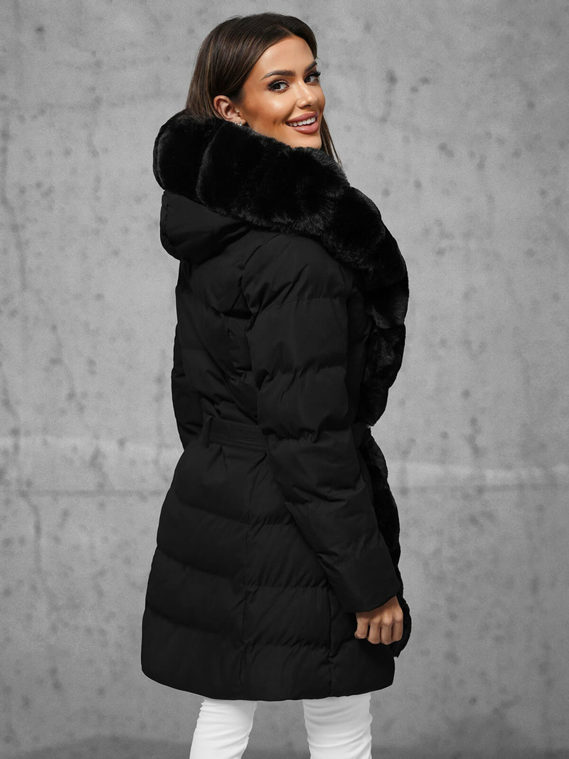 Juoda moteriška striukė OZONEE JS/5M3158/392