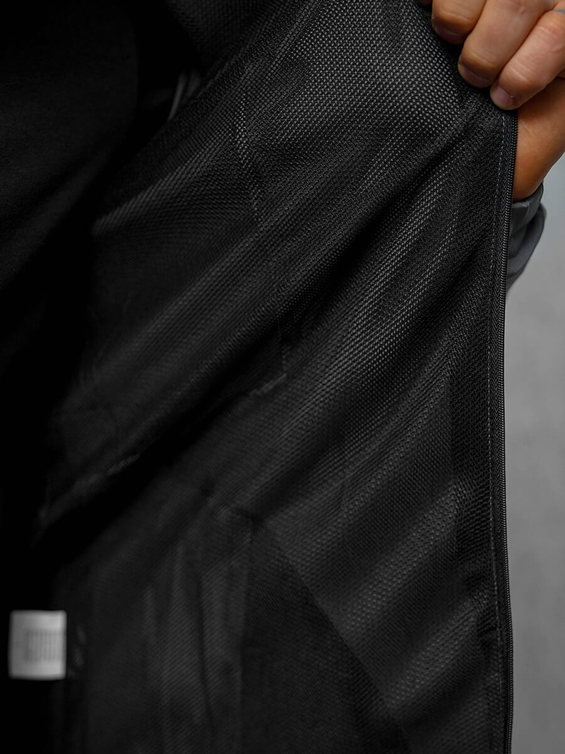 Pilka vyriška striukė OZONEE JS/M10300