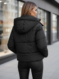 Juoda moteriška striukė OZONEE JS/16M9188/392Z