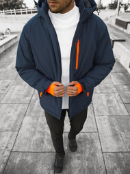 Granatinė vyriška striukė OZONEE JS/HH011/50Z