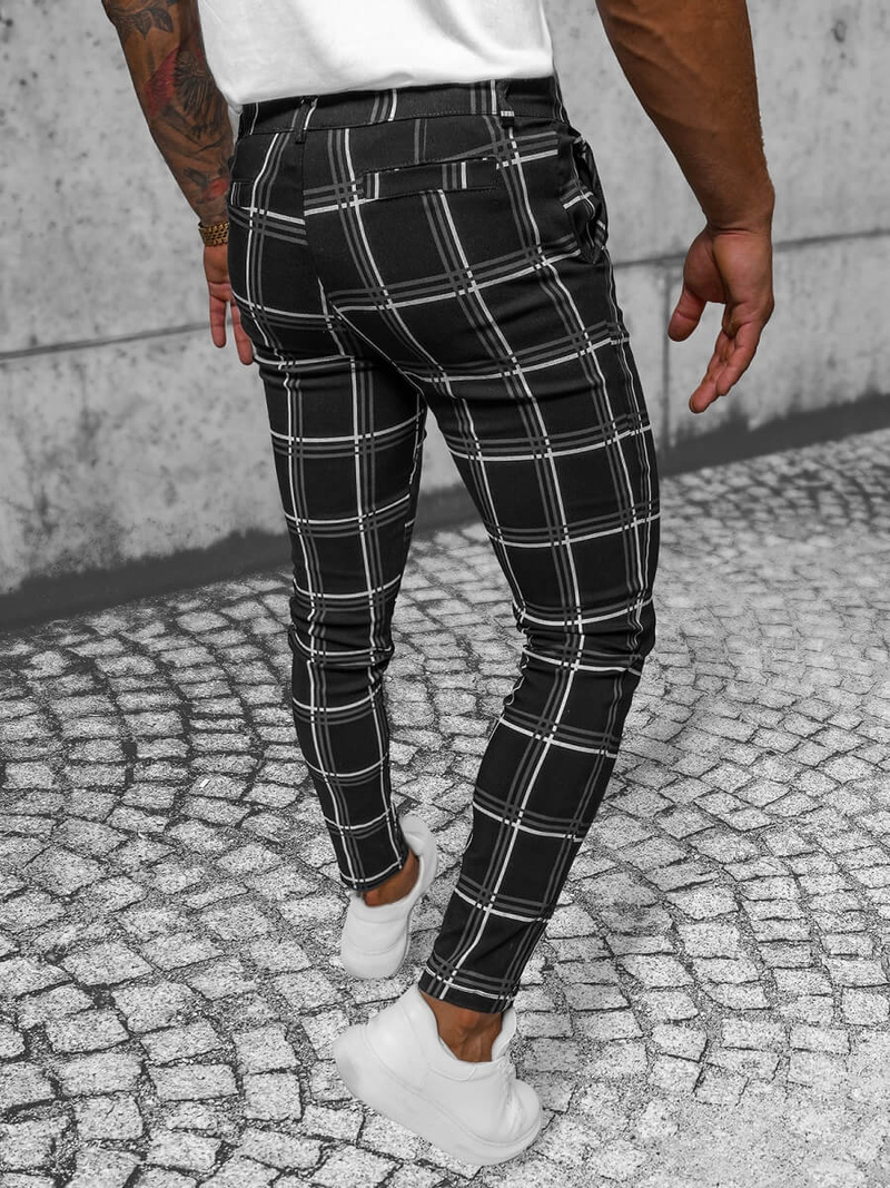 Juoda Vyriškos Chino Kelnės OZONEE O/P4028