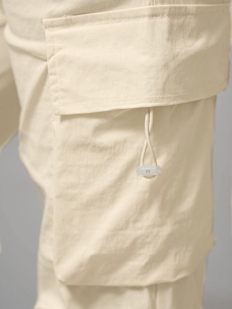 Ecru moteriškos kelnės OZONEE O/TT00375/2