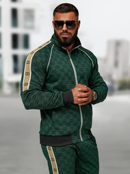 Žalias vyriškas sportinis kostiumas OZONEE O/FF5110AB