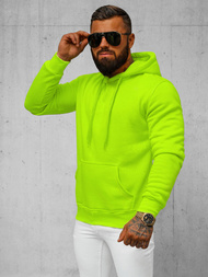 Žaliai-Neoninis vyriškas džemperis OZONEE JS/2009Z