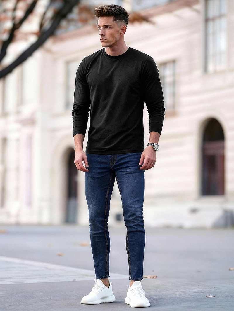 Tamsiai-mėlyni vyriški džinsai OZONEE O/JK2951Z