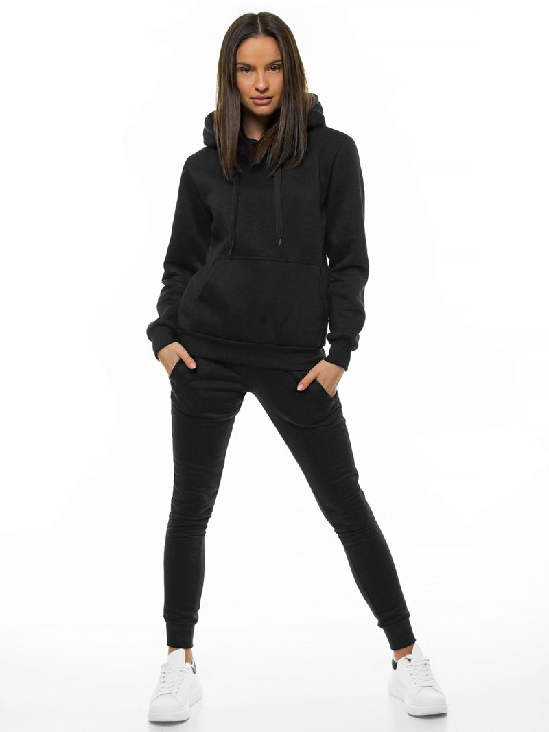 Juodos moteriškos sportinės kelnės OZONEE JS/CK01