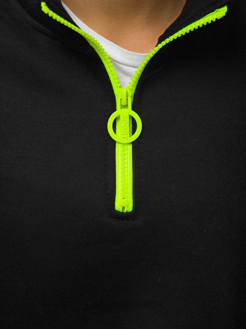 Juodas moteriškas džemperis OZONEE JS/KSW2024