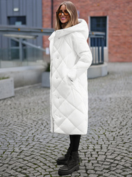 Baltas moteriška striukė OZONEE JS/5M3173/281Z