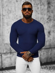 Tamsiai-mėlynas vyriškas megztinis OZONEE NB/MMB602/5Z