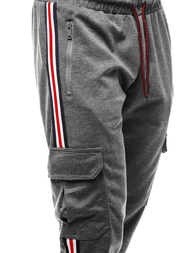 Grafitinės vyriškos sportinės kelnės OZONEE JS/JZ11009Z