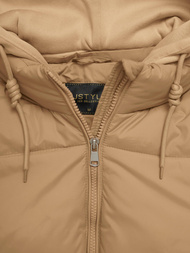 Šviesiai-smėlinis moteriška striukė OZONEE JS/16M9187/158