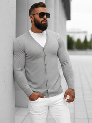 Pilkas vyriškas megztinis OZONEE NB/MM6006/2Z