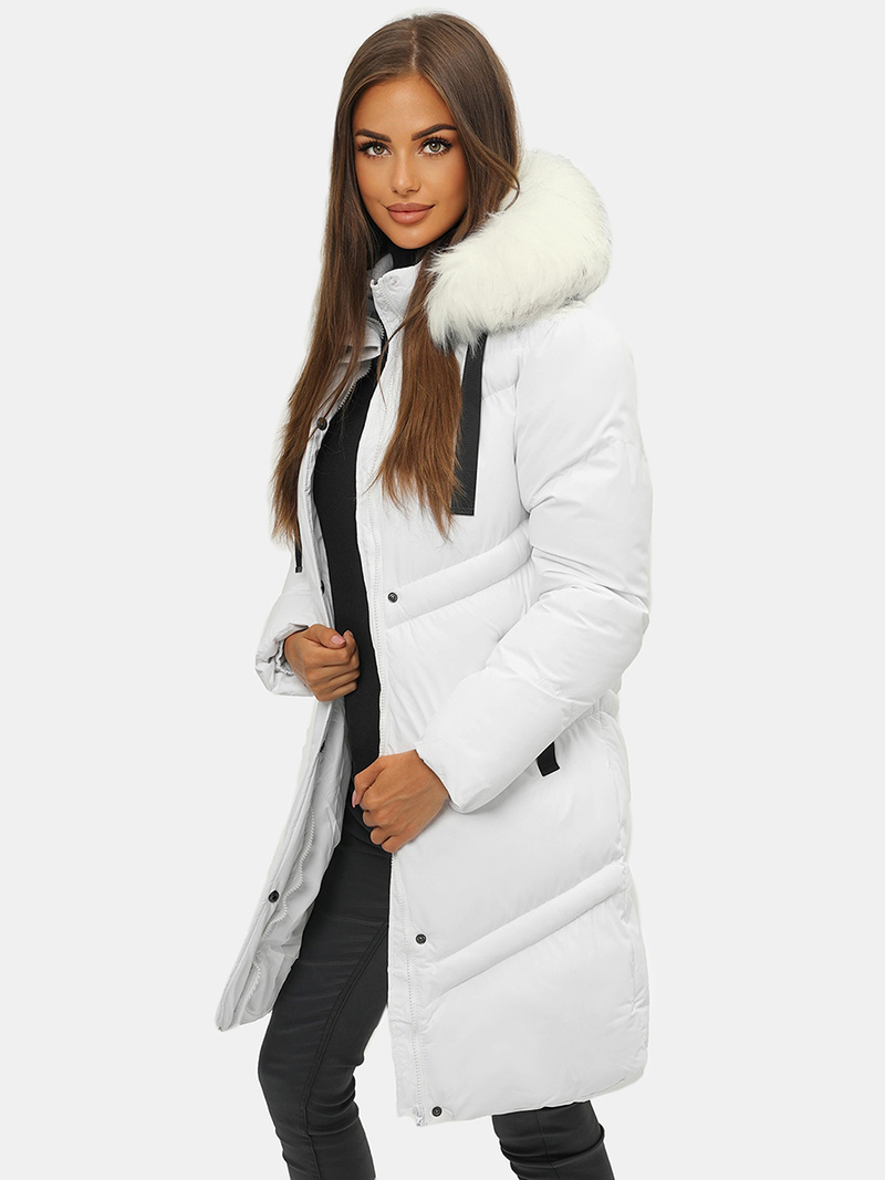 Balta moteriška striukė OZONEE JS/M731/281