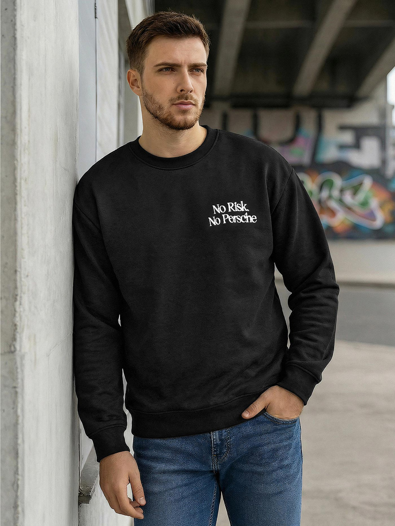 Juodas vyriškas džemperis OZONEE JS/65B3918/3Z