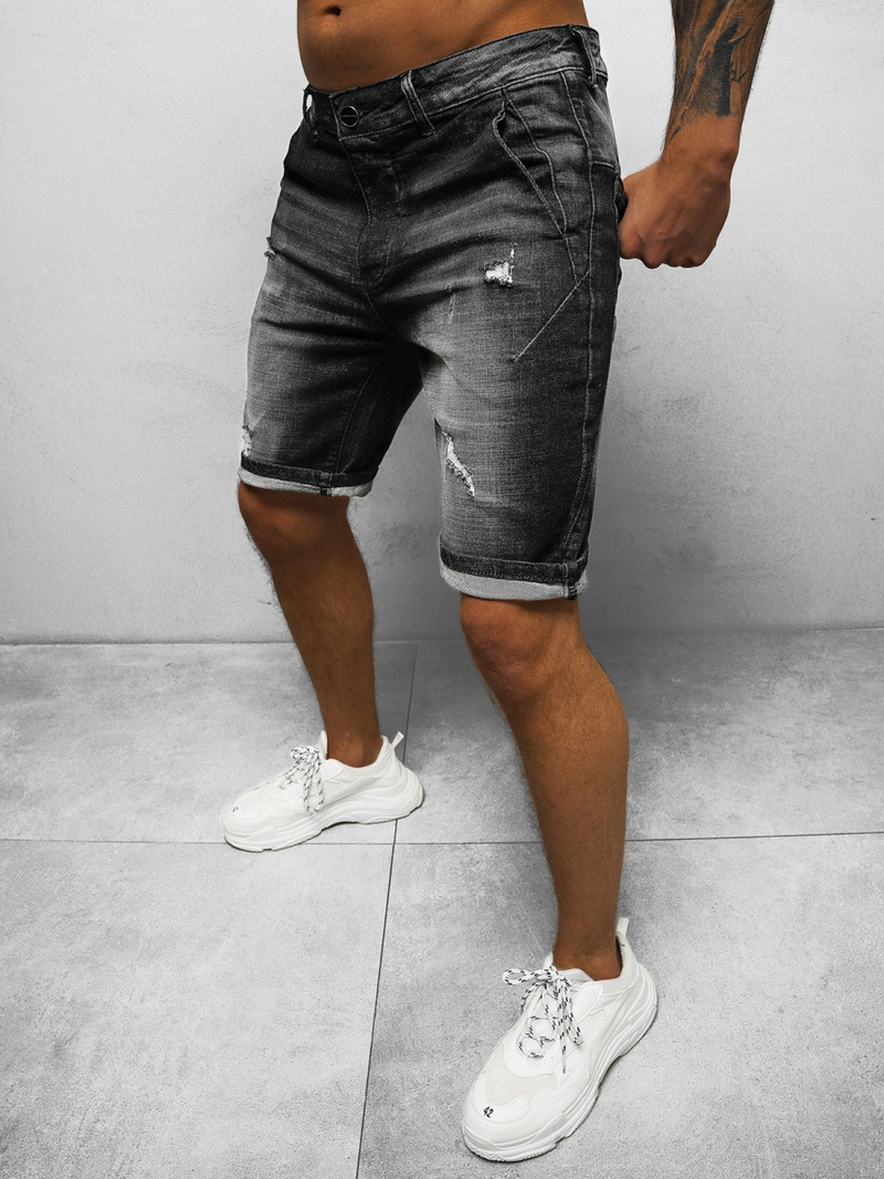 Juoda vyriški šortai OZONEE NB/MP0042N