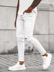 Balti vyriški džinsai OZONEE E/5391/01Z