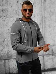 Pilka vyriška striukė OZONEE JS/M10300