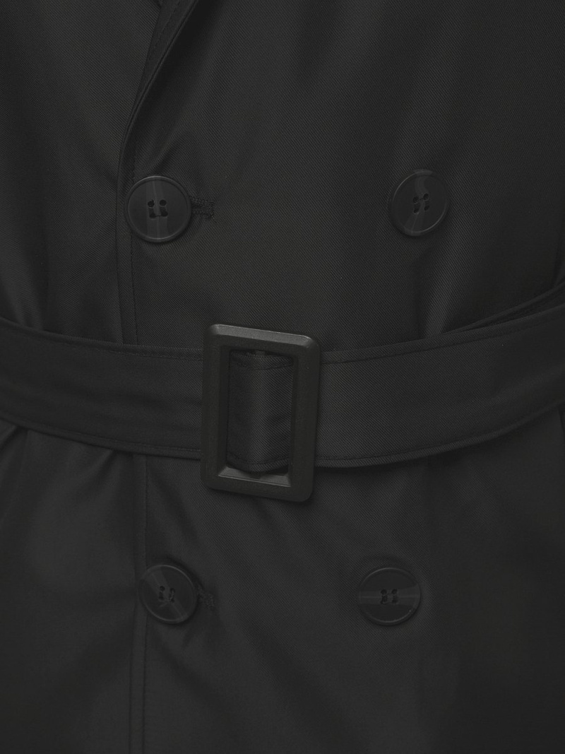 Juodas vyriškas paltas OZONEE O/5624