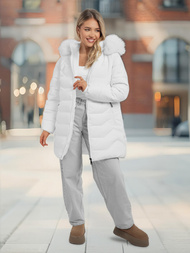 Baltas moteriška striukė OZONEE JS/16M9121/281Z