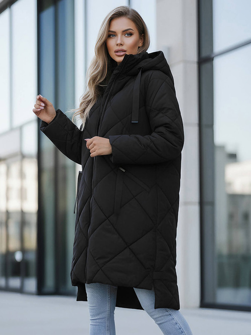 Juoda moteriška striukė OZONEE JS/5M3168/392Z