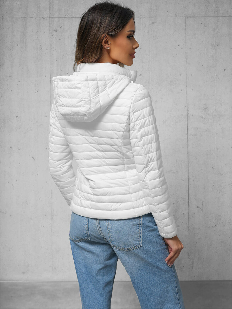 Balta moteriška striukė OZONEE O/H117Z