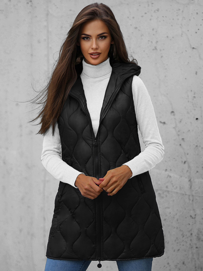 Juoda moteriška liemenė OZONEE O/H928/1Z