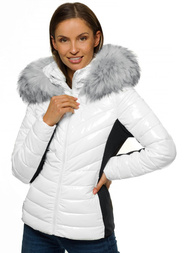 Balta moteriška striukė OZONEE O/DK059/28