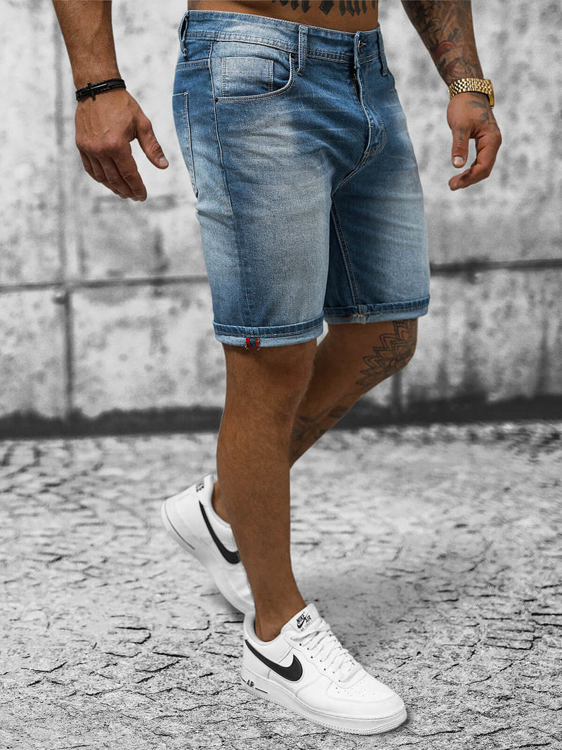 Mėlyni vyriški šortai OZONEE NB/MP0264BC