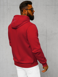 Tamsiai-Raudonas džemperis su gobtuvu OZONEE JS/2008Z