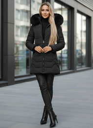 Juoda moteriška striukė OZONEE JS/16M9121/392Z