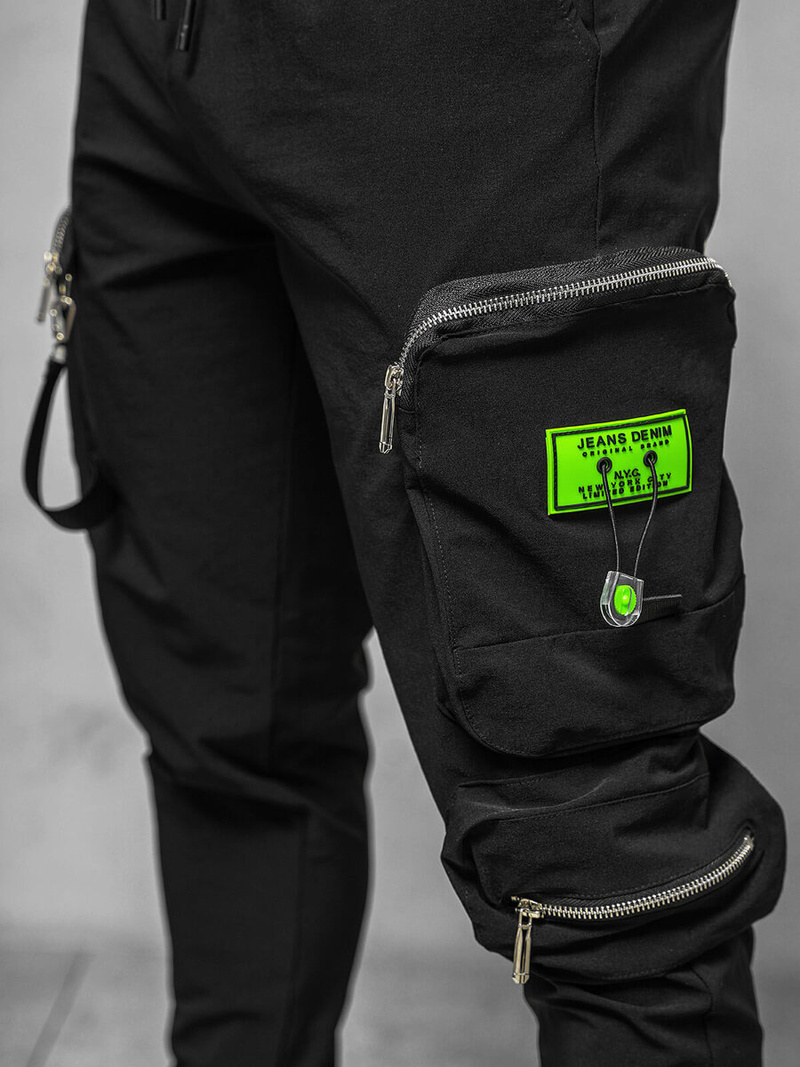 Juodos Vyriškos Chino Kelnės OZONEE O/PS5519