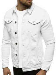 Balta vyriška džinso striukė OZONEE G/620