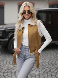 Camel moteriška odinė liemenė OZONEE JS/11Z8238Z