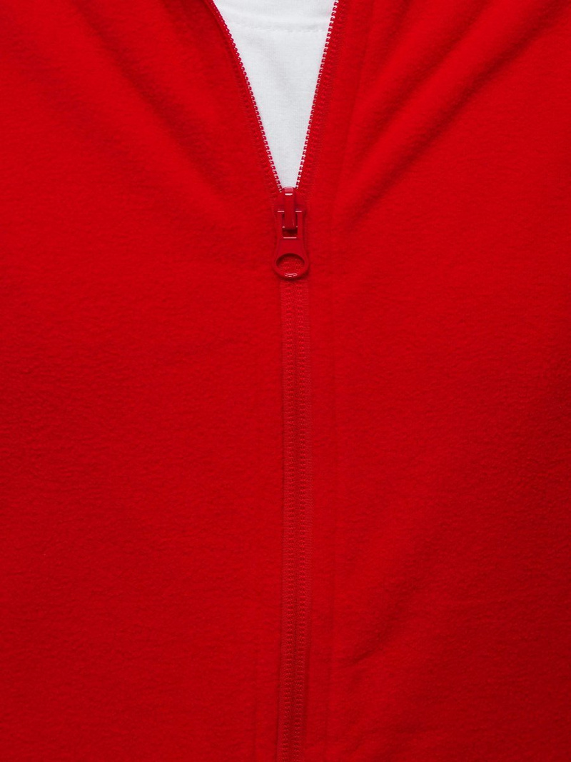 Raudona moteriškas džemperis su užtrauktuku OZONEE JS/HH015/5