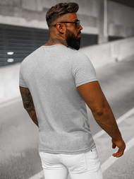 Pilki vyriški marškinėliai OZONEE JS/712007Z