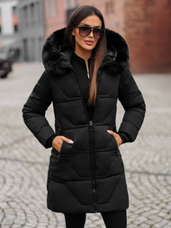 Juoda moteriška striukė OZONEE JS/16M9099/392Z